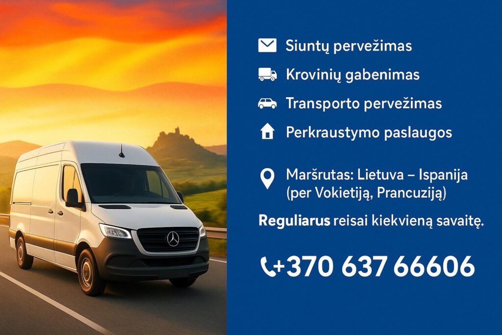 A&A Siuntos: Lietuva – Ispanija – Lietuva