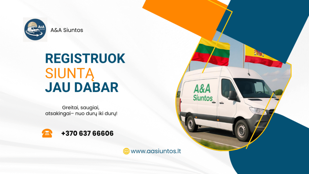 A&A Siuntos: Lietuva – Ispanija – Lietuva